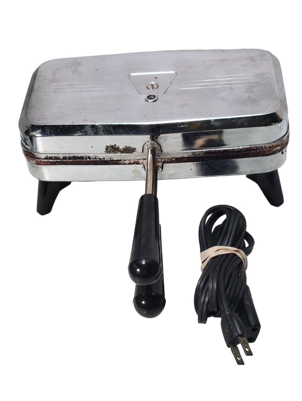 Vintage 1960s Vitantonio Pizzelle Chef Automatic No. 300 Stainless Tested